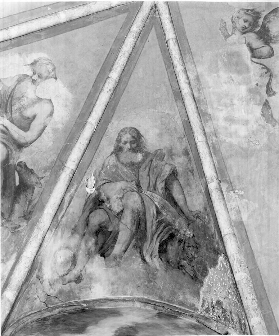 Il Romanino-335-Chiesa di S. Francesco d'Assisi - Il Redentore con santi - attribuito 6